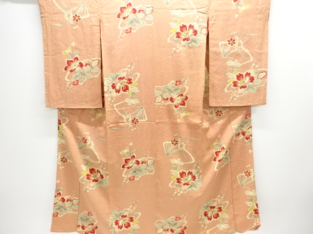 Japanese Kimono / Chirimen Kinsha Silk